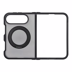 Melns Forcell F-Protect 4sD-i Smoke Hybrid Kickstand Premium vāciņš modelim iPhone Duo, saderīgs ar MagSafe
