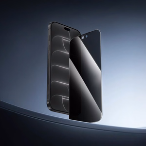 Borofone BF12 Armor Shield visu ekrānu nosedzošs rūdīts stikls ekrānam, privātuma filtrs, paredzēts iPhone 17e/16e/14/13/13 Pro