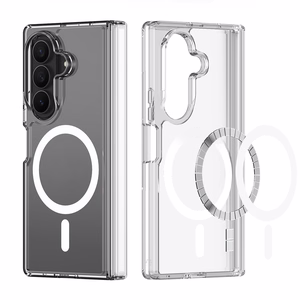 Ar MagSafe saderīgs DUX DUCIS CLIN MAG maciņš SAMSUNG Z Fold 8, caurspīdīgs