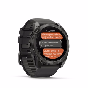 Viedpulkstenis Garmin Fenix 8 Sapphire melns/pelēks
