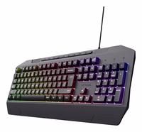 Trust GXT 836 Evocx keyboard Gaming USB QWERTY US English melns