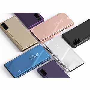 Clear View viedtālruņa apvalks Samsung Galaxy A03s (166.5) rozā