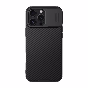 Nillkin CamShield Pro iPhone 16 Pro viedtālruņa apvalks (melns)