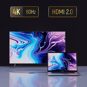 Wozinsky WACH-01 USB-C - HDMI 4K 60Hz adapteris - melns