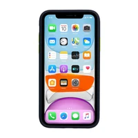 Vennus Color Button Bumper viedtālruņa apvalks Iphone 11 Pro tumši zils
