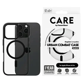 CARE by PanzerGlass Flagship Urban viedtālruņa apvalks iPhone 16 Pro 6.3" Magnētiskais 1358