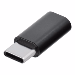 Adapteris Micro USB to Type C Blue Star - melns