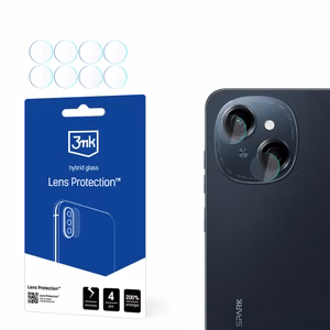 3mk Lens Protection – kameras objektīva aizsargs modelim Tecno Spark Go 1 / Go 1s / Pop 9