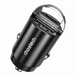 Charger CHOETECH USB-C, USB-A: 12-24V, 30W, QC3.0+ PD3.0