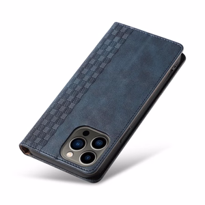Magnētiskais siksniņas apvalks iPhone 13 Pro maciņš + mini piekariņš zils