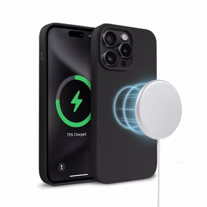 Crong Color Cover Magnetic MagSafe vāciņš ierīcei iPhone 15 Pro, melns