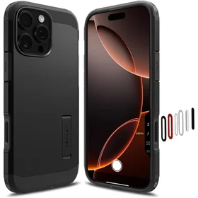 Spigen Tough Armor "T" Magnētiskais viedtālruņa apvalks iPhone 16 Pro - melns