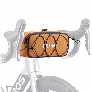 Rockbros TL001 ROAD TO SKY 1.9L velosipēda stūres soma ūdensizturīga - oranža