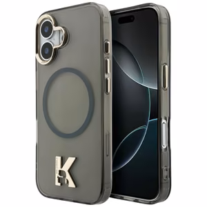 Karl Lagerfeld IML K Head Logo MagSafe Maciņš for iPhone 17 - melns