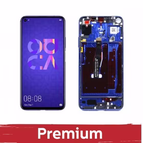 LCD Displejs Saderīgs ar Huawei Nova 5T / Honor 20 ar Frame / Sapphire Zils / OEM