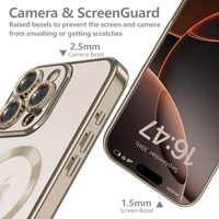 Tech-Protect MagFlex magnētiskais apvalks iPhone 16 Pro Max - zelta