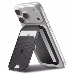 SPIGEN S314-2 SLIM FOLD TRIPOD MAGSAFE UNIVERSAL MAGNĒTISKS KARŠU TURĒTĀJS melns