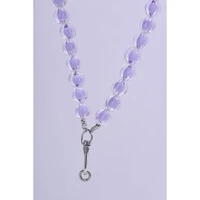 COLORFUL tālruņa siksniņa, tālruņa piekariņš / auklas garums 120 cm (60 cm cilpā) / ap kaklu – violets