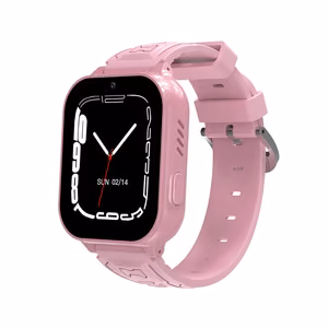 Blavec viedpulkstenis K-02 Bērniem ar balss zvanu / GPS / 4G / SOS (SWK02-P) rozā