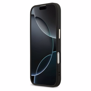 Guess 4G Big 4G Classic Logo viedtālruņa apvalks iPhone 17 - melns un zelta