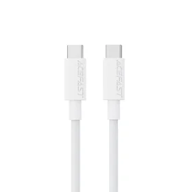 USB kabelis Acefast C18-03 60W no USB-C uz USB-C 1,2 m, balts