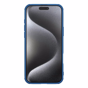 Nillkin Super Frosted Shield Pro чехол для iPhone 16 Pro - синий