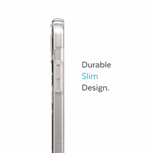 Speck Presidio Perfect-Clear + MagSafe vāciņš ierīcei iPhone 15 Plus / 14 Plus, caurspīdīgs