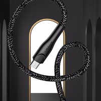 USAMS Pīts kabelis U41 microUSB 2m 2A sarkans SJ396USB02 (US-SJ396) Fast Charge