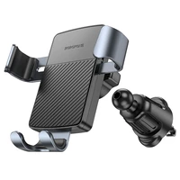 Borofone auto gravitācijas turētājs BH118 Refined pie ventilācijas melns