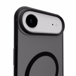 Puro Daylight ar MagSafe saderīgs silikona viedtālruņa apvalks iPhone 17 Air – caurspīdīgs melns