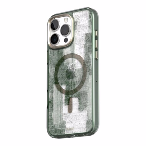 Moshi iGlaze MagSafe vāciņš ierīcei iPhone 16 Pro Max, “Sunlit Green” krāsā