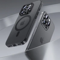 Benks magnētiskais Lucid Armor viedtālruņa apvalks (B065) Iphone 16 Pro melns (ar kameras vadības pogu)