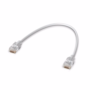 Ubiquiti UACC-Cable-Patch-EL-0.15M-W tīkla kabelis caurspīdīgs, balts Cat6