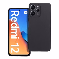 MATT viedtālruņa apvalks XIAOMI Redmi 12 4G / Redmi 12 5G melna
