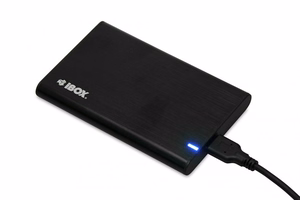 iBox HD-05 HDD/SSD enclosure melns 2.5"