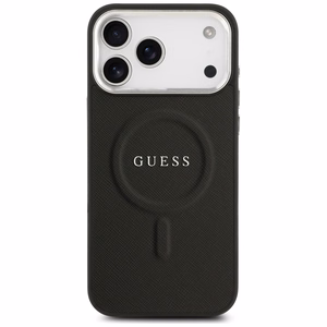 Guess Classic Logo MagSafe чехол iPhone 17 Pro Max черный