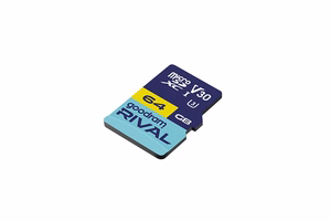 GOODRAM microSDXC 64GB V30 UHS I U3 RIVAL + adapteris