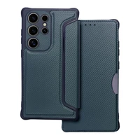 RAZOR grāmatas tipa viedtālruņa apvalks SAMSUNG S24 Ultra zils