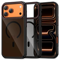 Tech-Protect MagHybrid MagSafe maciņš iPhone 17 Pro Max melns un sarkans