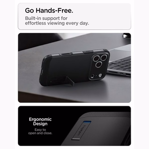 Spigen Tough Armor maciņš modelim iPhone 18 Pro Max / 17 Pro Max – krāsa: melna