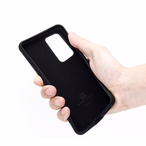 Crong Color Cover vāciņš ierīcei Huawei P40, melns
