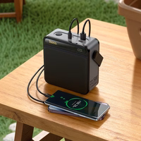 Ārējā baterija Power Bank Hoco J161 22.5W+PD20W 80000mAh melns