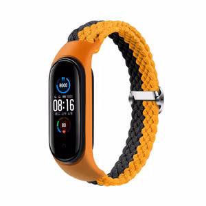 Pīta siksniņa Smart Band M3/M4/M5/M6 oranža-pelēka