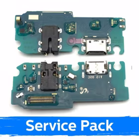 Charging Port Saderīgs ar Samsung A725 A72 Ar Flex / Plata Original (Service Pack)