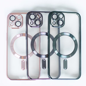 Color Chrome Magnētiskais viedtālruņa apvalks iPhone 12 6,1" melns