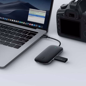 AUKEY CB-C71 saskarnes sadalītājs 5000 Mbit/s melns
