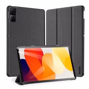 Dux Ducis Domo viedais miega apvalks Xiaomi Redmi Pad SE 11" planšetdatoram - melns