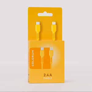 COLORUM kabelis USB-C - Lightning 1,8m 2,4A CK12-CL-05 xYellow
