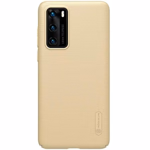 Nillkin Super Frosted Shield vāciņš ierīcei Huawei P40, zelta krāsā