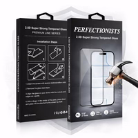 Perfectionists 2.5D īpaši izturīgs rūdītais stikls Apple iPhone 17 melns